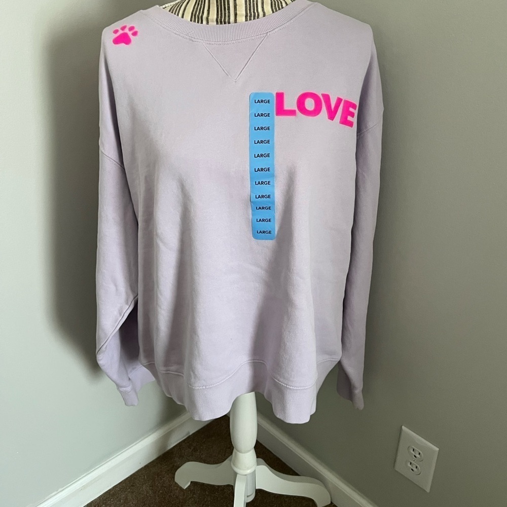 NWT Wildfox Sweat Shirt Size Large